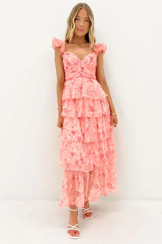 Keelan Maxi Dress Pink