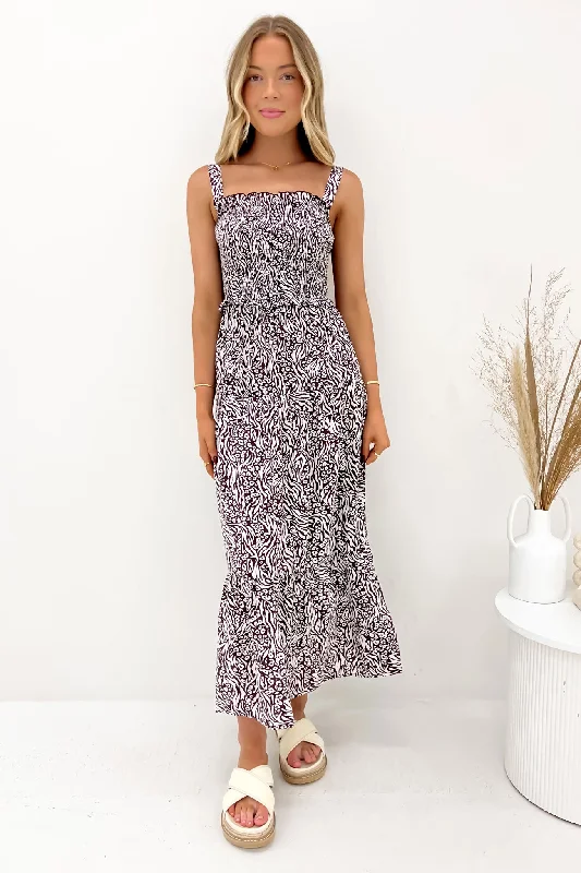 Mika Maxi Dress Print