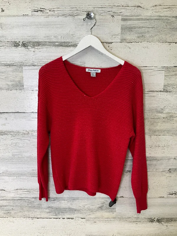 Top Long Sleeve By Tommy Bahama In Red, Size: Xs