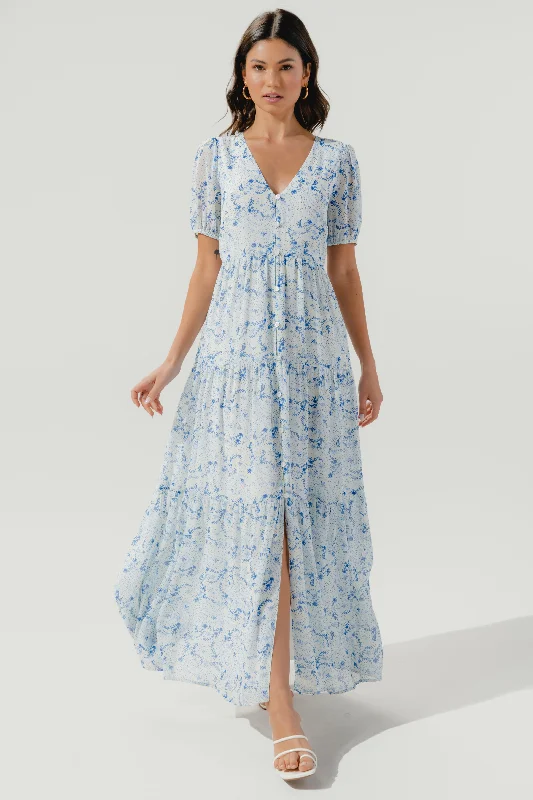 Corinna Paisley Maxi Dress