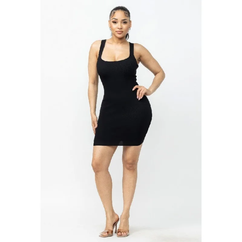 Black Sleeveless Mini Dress Perfect for Night-out and Cocktail Parties