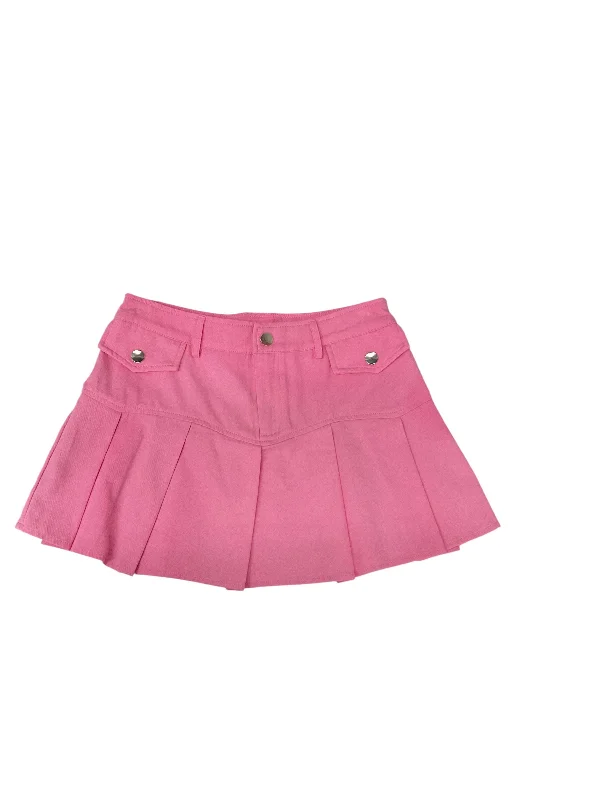 Skirt Mini & Short By Altard State In Pink, Size: S