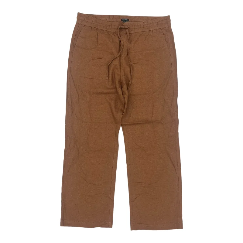 Pants Linen By Ann Taylor In Brown, Size:L