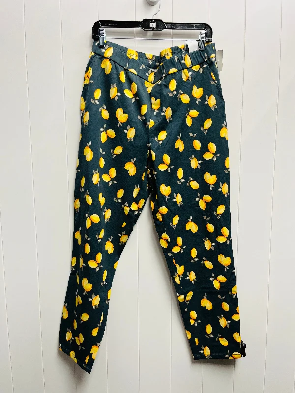 Pants Other By LEMON WAY -  In Green & Yellow, Size: 16