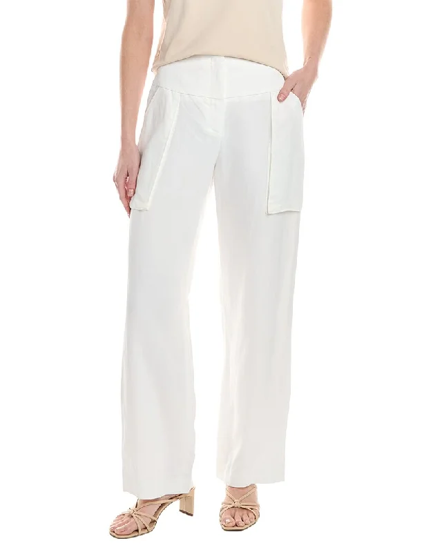 Piazza Sempione Linen-Blend Pant