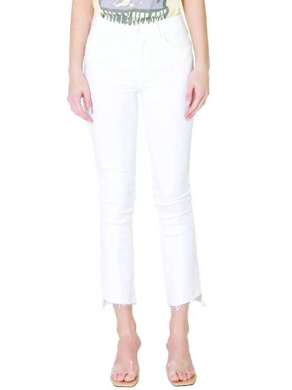 The Insider Crop Step Fray Pants In Fairest Of Them All