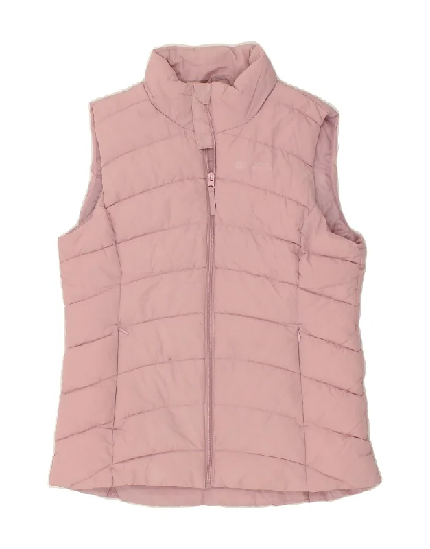 MOUNTAIN WAREHOUSE Womens Padded Gilet UK 12 Medium  Pink Polyester