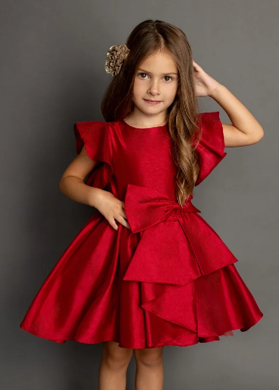 Camryn Dress in Scarlet