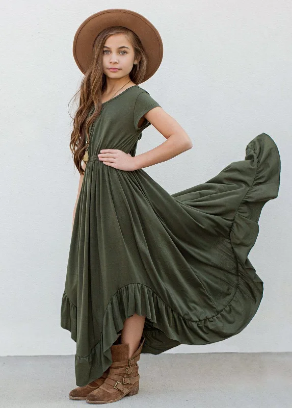 Braelyn Dress in Olive