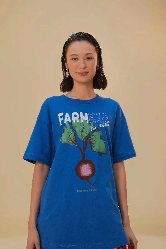 Blue Beet Farm To Table Organic Cotton T-Shirt