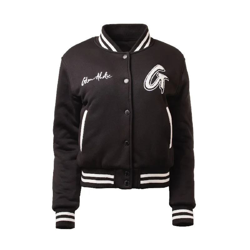 ESSENTIAL VARSITY JACKET - BLACK