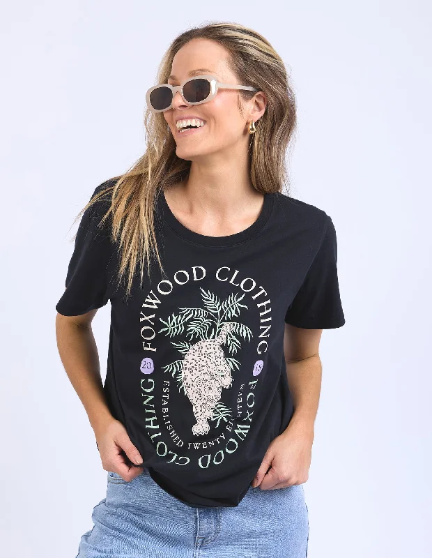 Foxwood Twenty Eightee Tee Washed Black