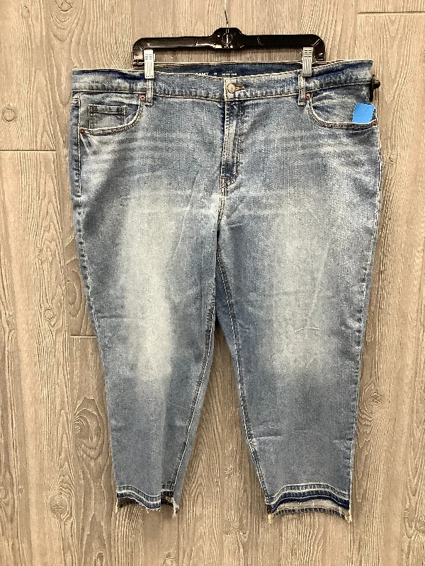 Jeans Boyfriend By Old Navy In Blue Denim, Size: 20