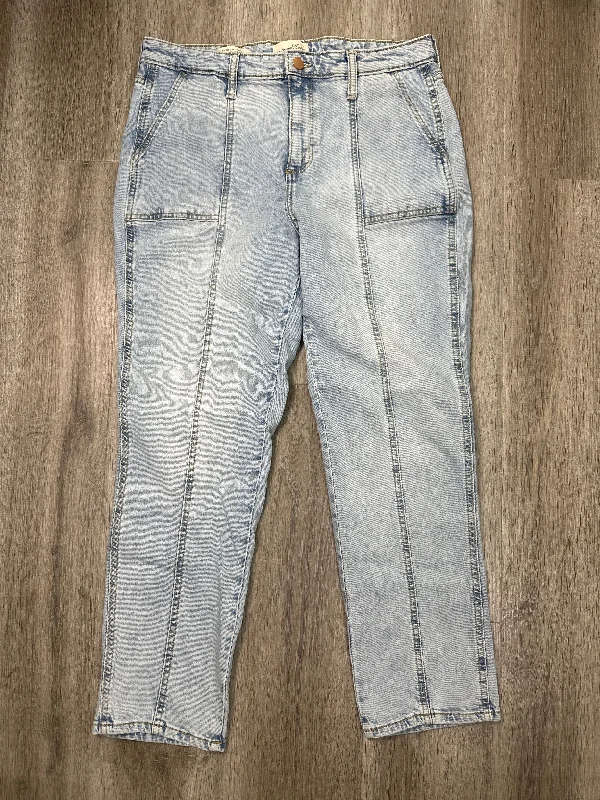 Jeans Straight By Universal Thread In Blue Denim, Size: 10