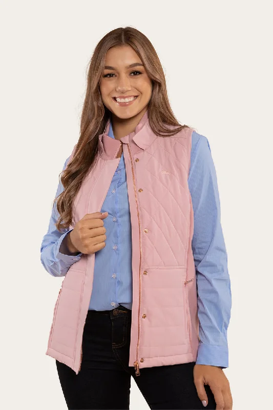 Toorak Womens Quilted Vest - Rosey