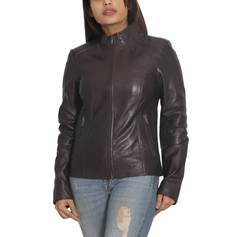 Women's Black Leather Jacket